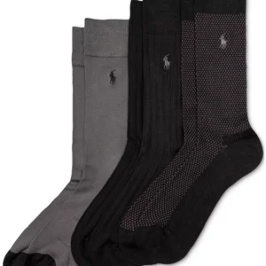 Men's 3-Pk. Supersoft Birdseye Dress Socks