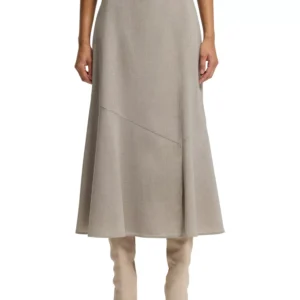 BOSS by Women's Melange Virgin Wool A-Line Skirt