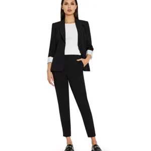 Notched Two-Button Blazer