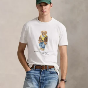 Men's Classic Fit Polo Bear Jersey T-Shirt