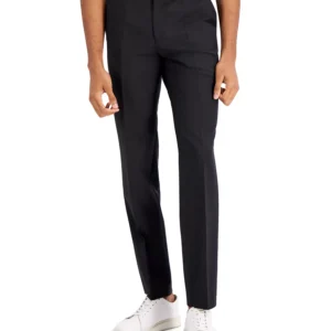 Men's Modern-Fit Wool Superflex Suit Separate Pants