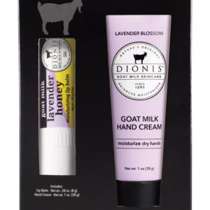 2-Pc. Lavender Honey Goat Milk Lip Balm and Hand Cream Set