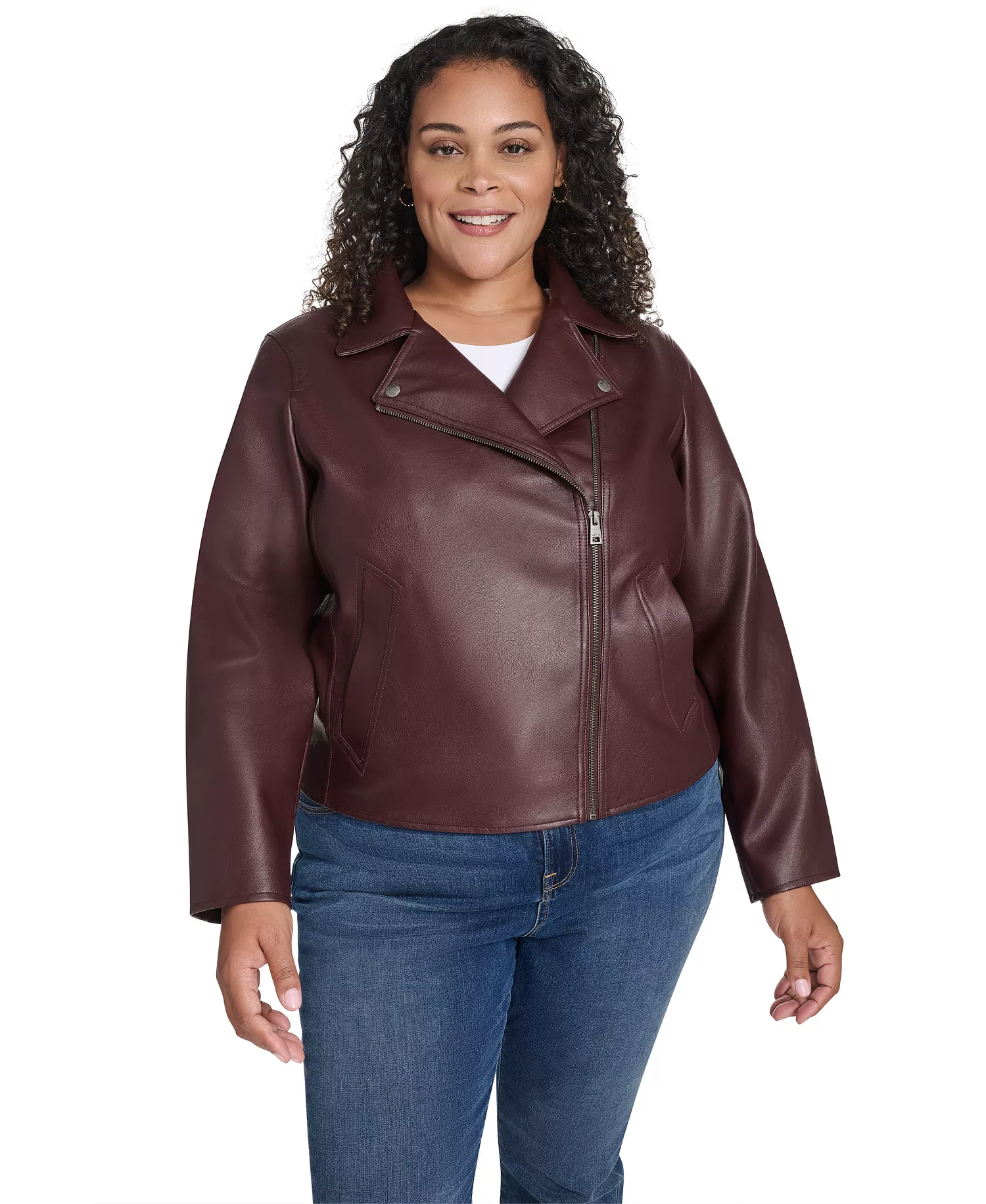 mni-1f7a988bbdb911e04d1b42f06280798d Plus Size Long Sleeve Moto Jacket