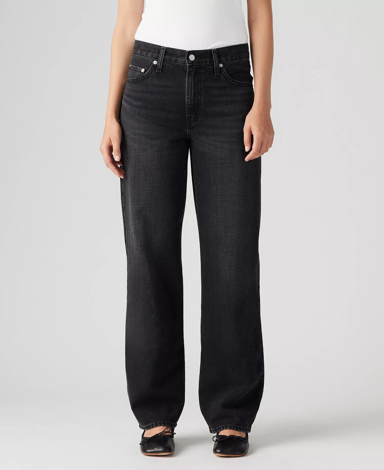 mni-1fbc8934959522018186254a41a721c8 Premium Women's Mid-Rise Baggy Dad Jeans — изображение 5