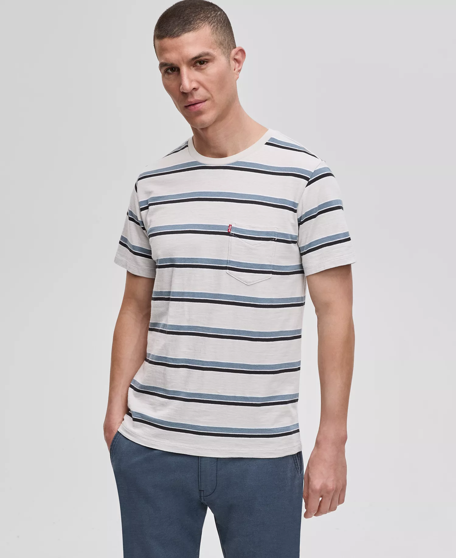 mni-1fdb7c98d08ef03350c3c0610e4a7a17 Men's Classic Pocket Short-Sleeve Crewneck T-shirt — изображение 6