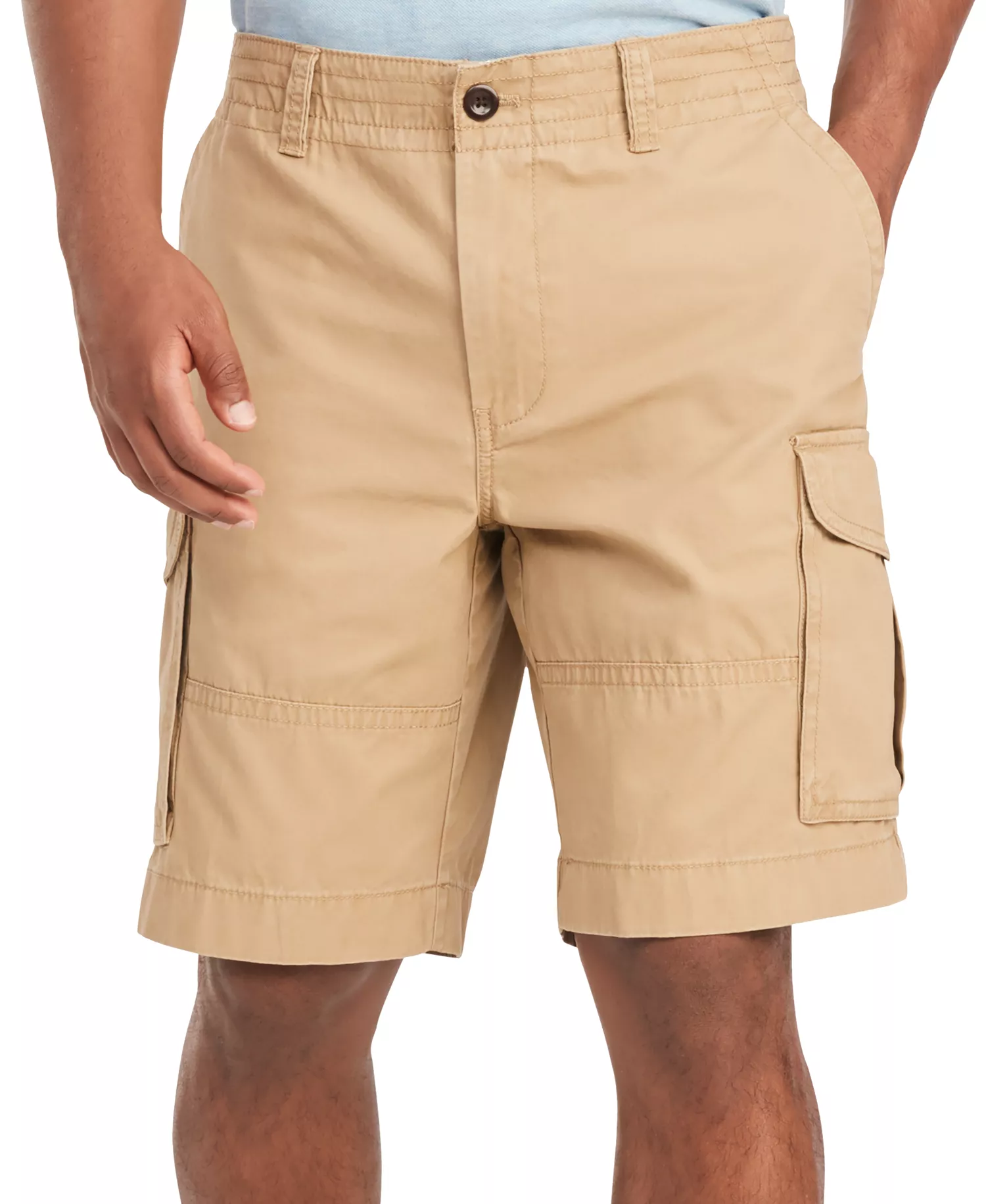 mni-206c58813856bb385fffdfbbc274ca34 Men's Essential Cotton 10" Cargo Shorts — изображение 5