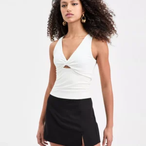 Women's Twist-Front Sleeveless Top, Macy's Exclusive