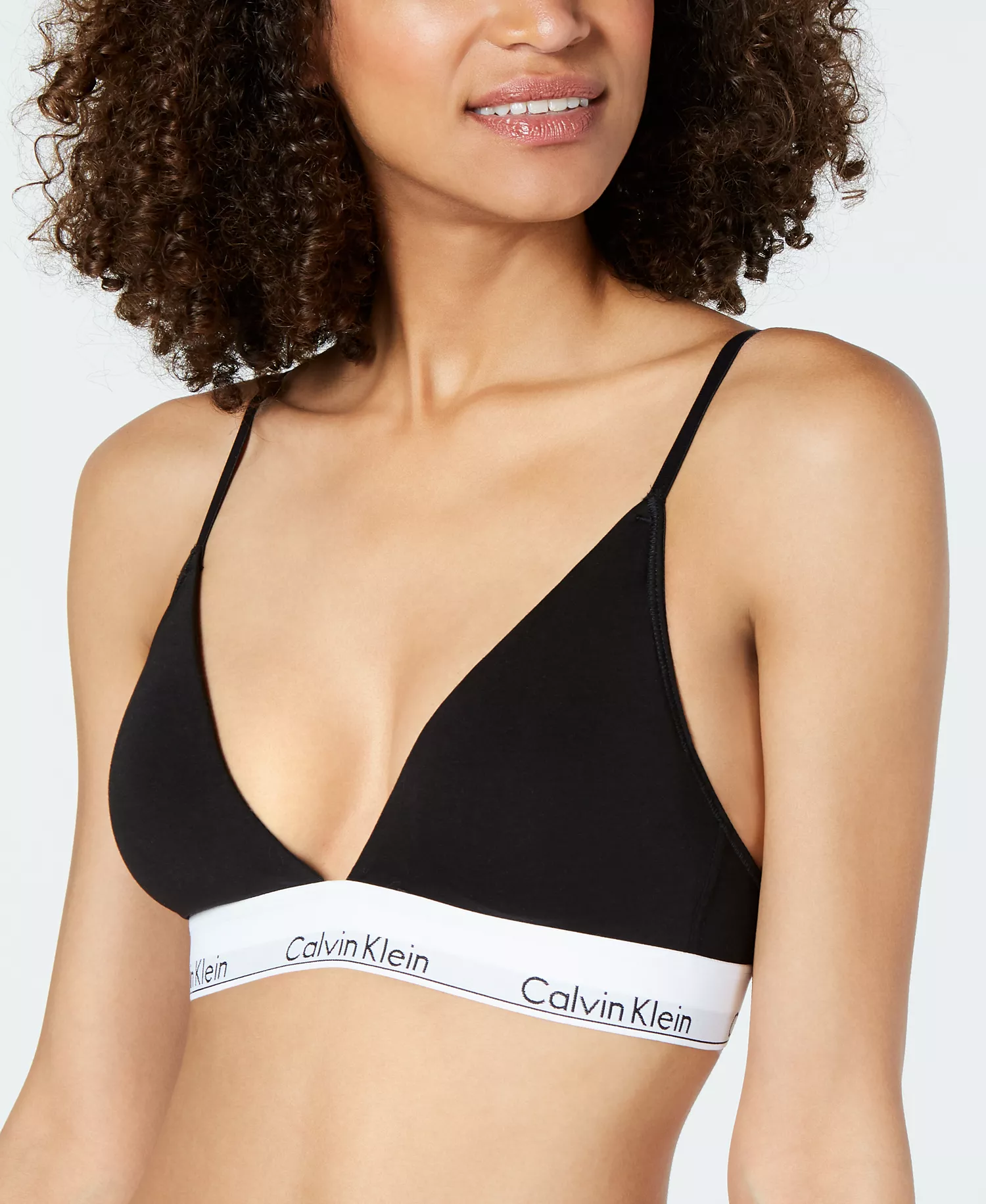 mni-21a1558de8565a7874c084a2e742ea19 Women's Modern Cotton Lightly Lined Triangle Bralette- QF5650