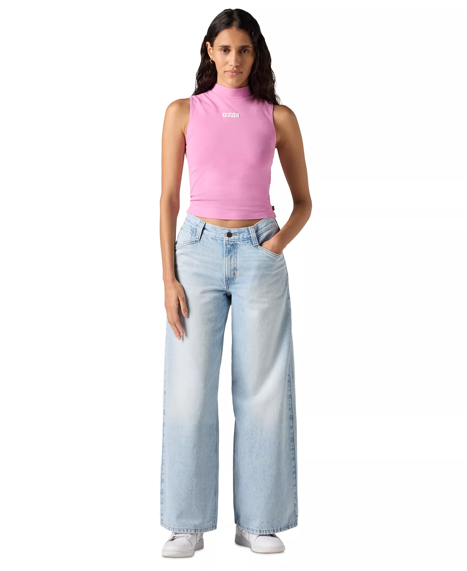 mni-21d648980e63ed4b3bd1d6cddb96dfe1 Plus Size Mid-Rise Wide-Leg Baggy Jeans — изображение 3