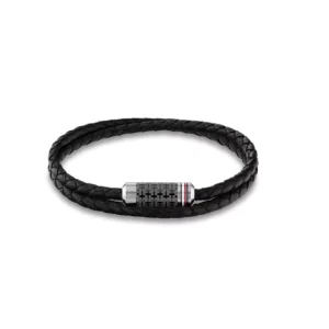 Men's Leather Braided Bracelet