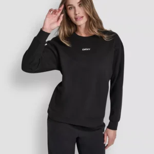 Women's Metallic Crew Neck Sweatshirt