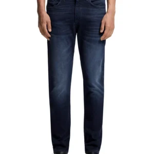Men's Dark-Blue Stretch Denim Delaware Slim-Fit Jeans