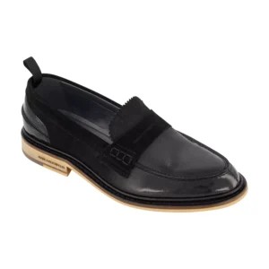 Men's White Label Suede Penny Loafers