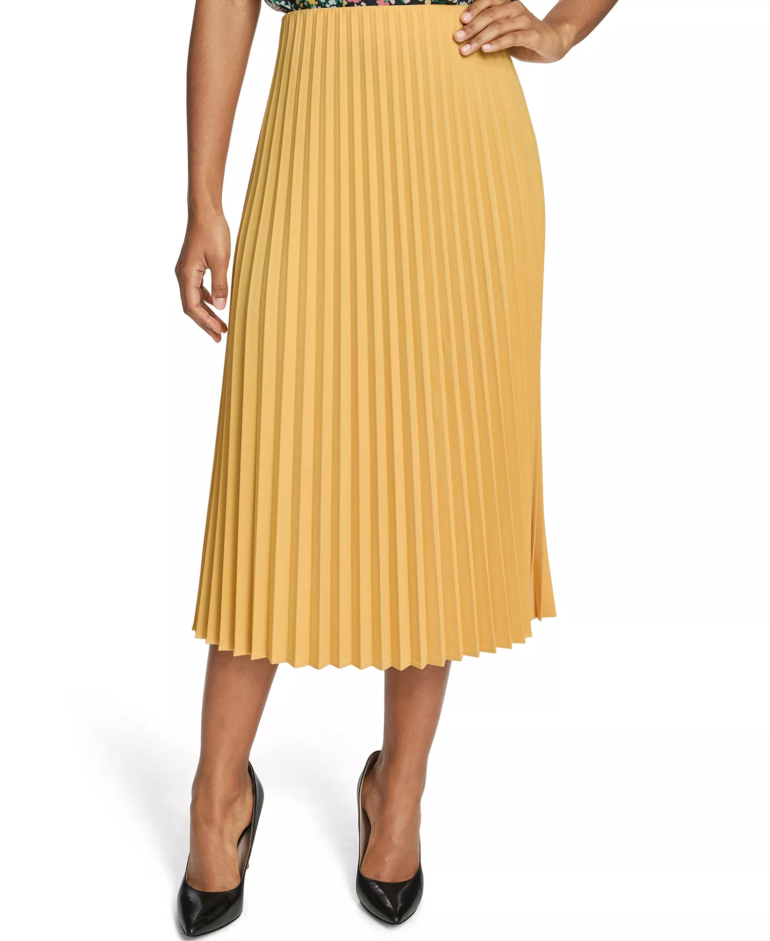 mni-24453afb96025e4a3f5eb5f9968b5acd Women's Pleated Pull-On Skirt — изображение 4