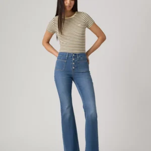 Women's 726 Patch Pocket High-Rise Slim Fit Flare Jeans