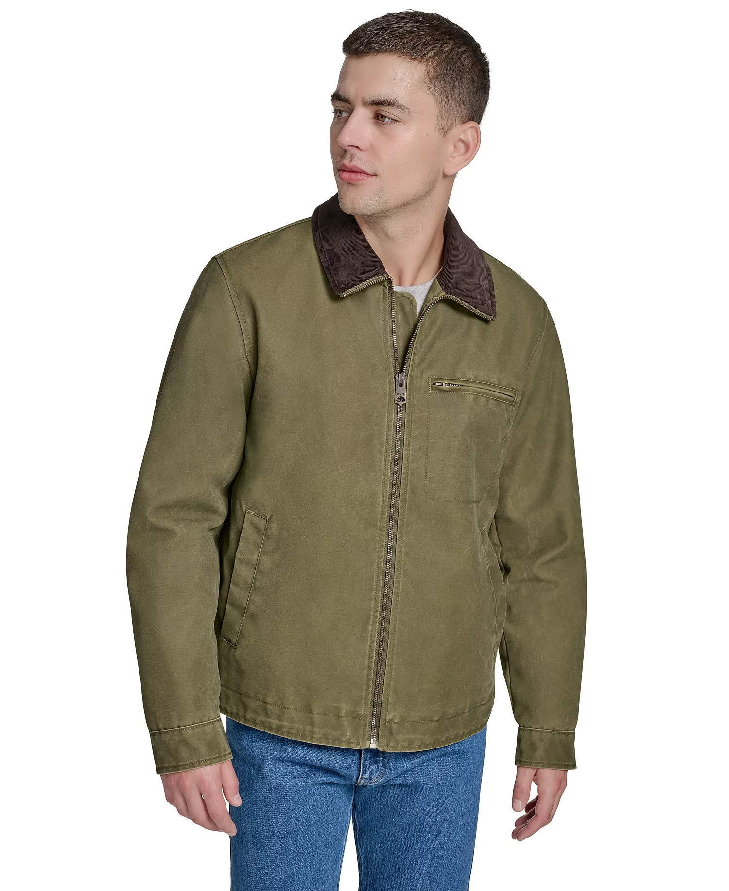 mni-24b74ceb6da839289790f9ee3c6fce14 Men's Corduroy Collar Depot Jacket