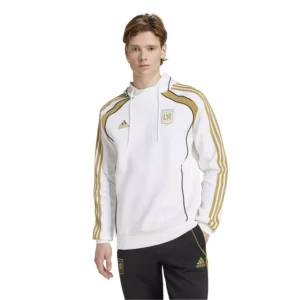 Men's White LAFC 2025 Travel Pullover Hoodie