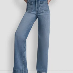 Petite High-Rise Wide Leg Jeans