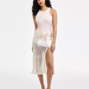 Women's Paillette Slip Skirt, Macy's Exclusive