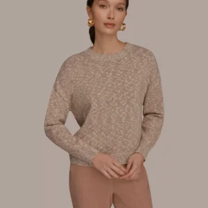 Women's Crewneck Long-Sleeve Sweater