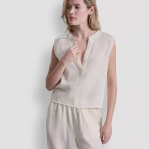 Women's V-Neck Sleeveless Top