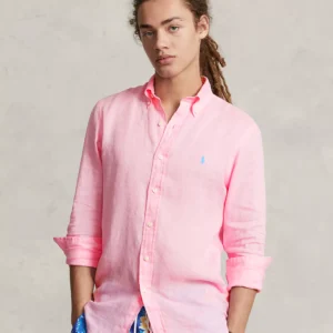 Men's Classic Fit Linen Shirt