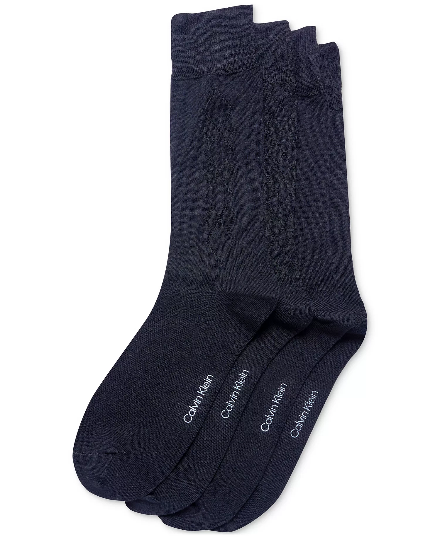 mni-275d7c10bfd9e1bd50b00015c04ebe80 Men's Crew Dress Socks, 4-Pack — изображение 3