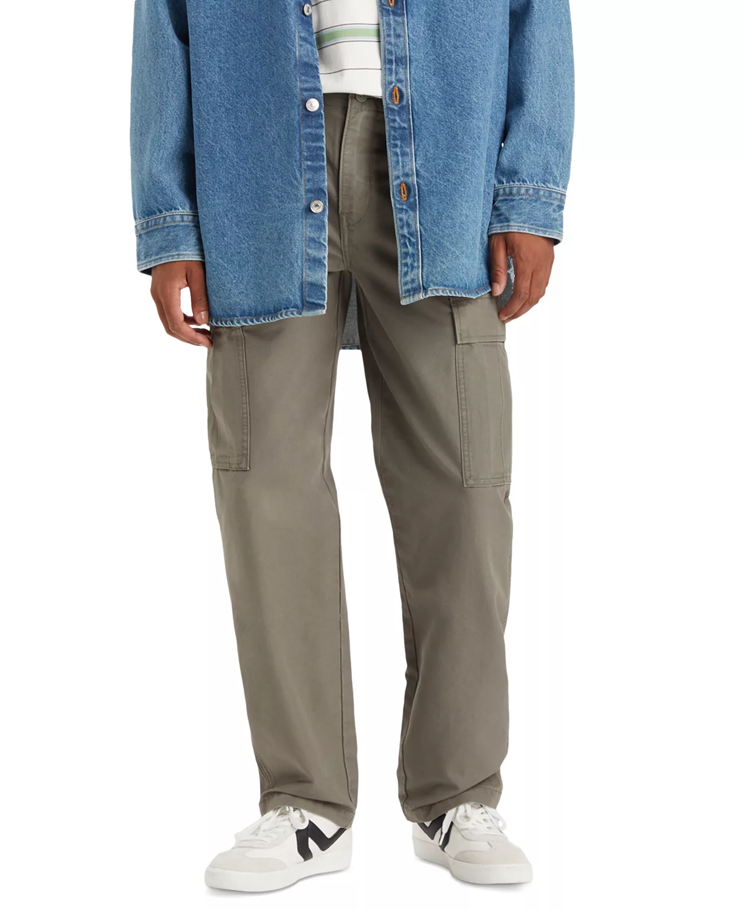 mni-2781b94f6d1fee14c7321624fb20770b Men's XX Relaxed-Fit Straight-Leg Cargo Pants — изображение 4