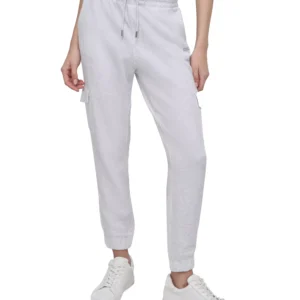 Women's Studded-Logo Cargo Joggers
