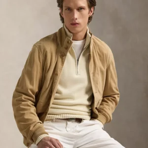 Cotton Quarter-zip Sweater