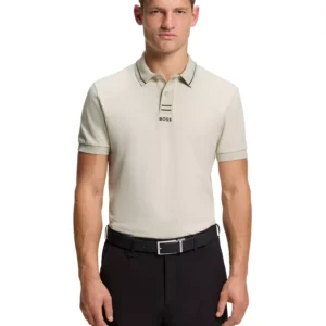 Men's Cotton Pique Slim-Fit Polo Shirt