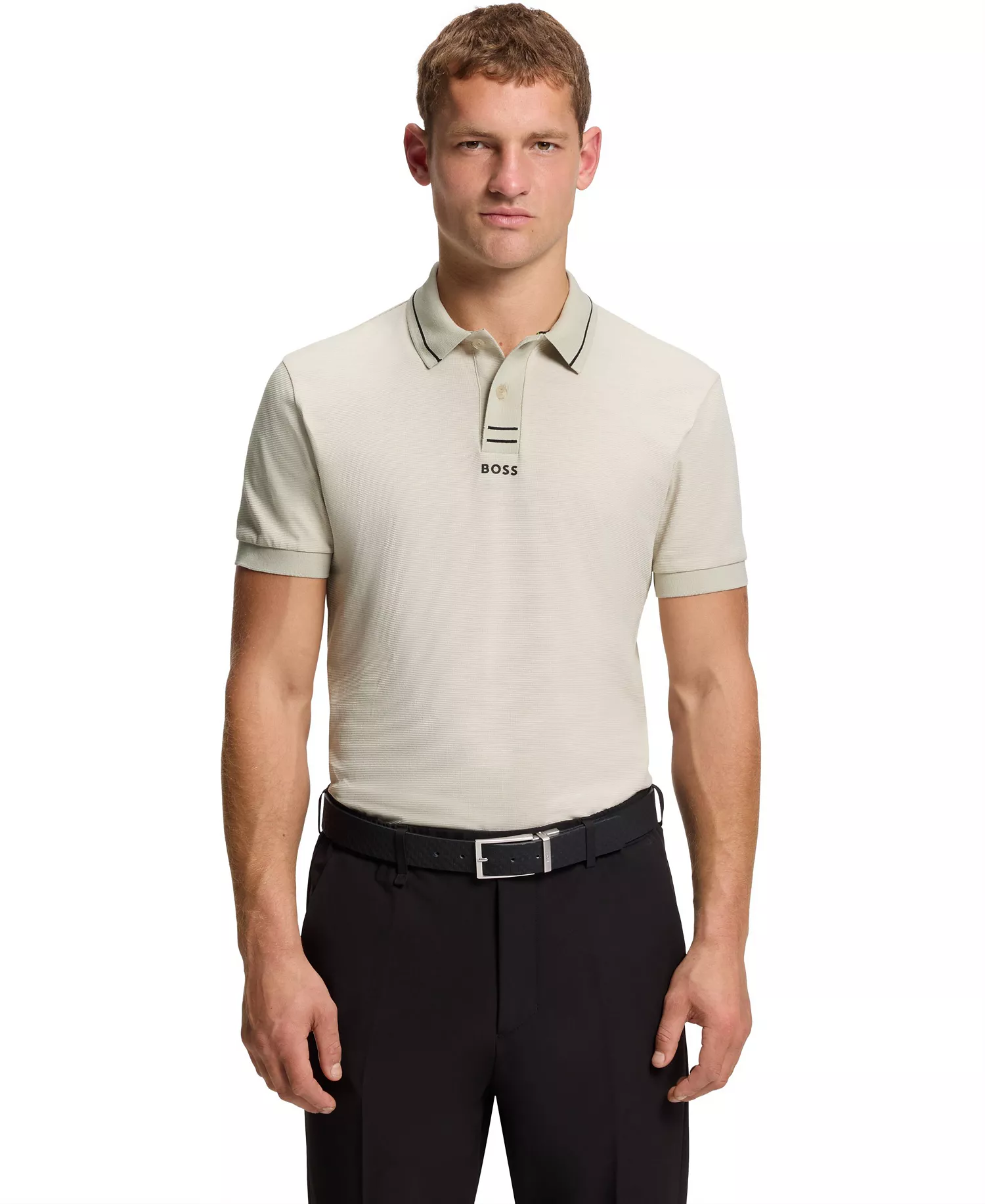 mni-281cf7e3f90d14178483ae6588825f4c Men's Cotton Pique Slim-Fit Polo Shirt