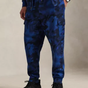 Men's Big & Tall Camo Print Cargo Jogger Pants