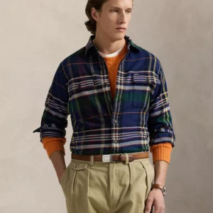 Men's Classic Plaid Brushed Flannel Workshirt
