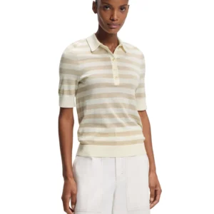 BOSS by Women's Merino Wool Polo Collar Sweater