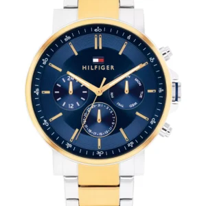 Men's Multifunction Two-Tone Stainless-Steel Bracelet Watch, 43mm