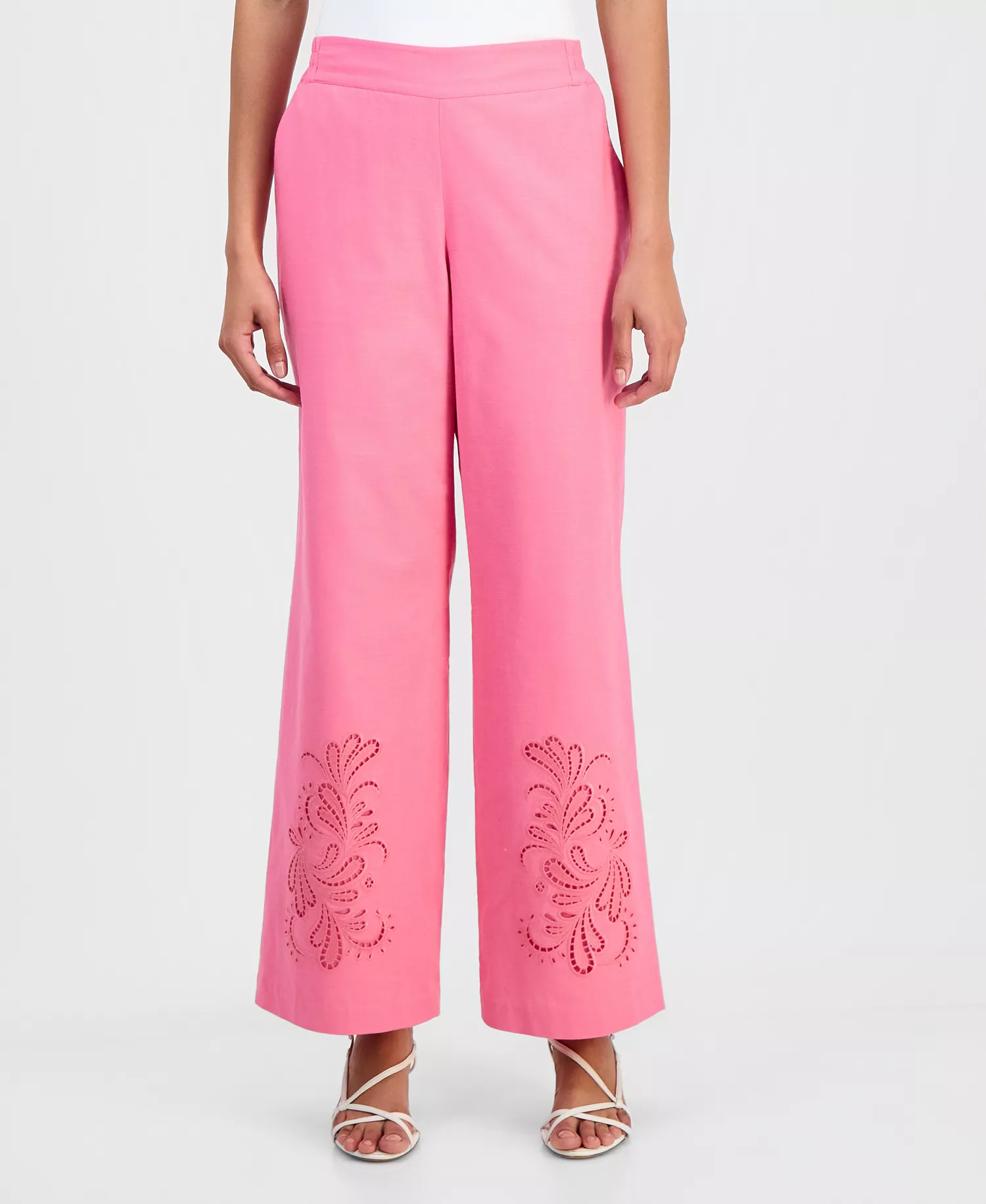 mni-29bfddd6ec2f3ca1ad4faa9f99a23bfd Women's Pull-On Embroidered Pants — изображение 3