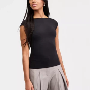 Women's Shelf-Bra Cap-Sleeve Top, Macy's Exclusive