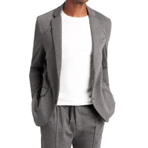 Men's Knit Tailored Jacket