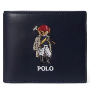 Men's Bear Print Billfold Wallet