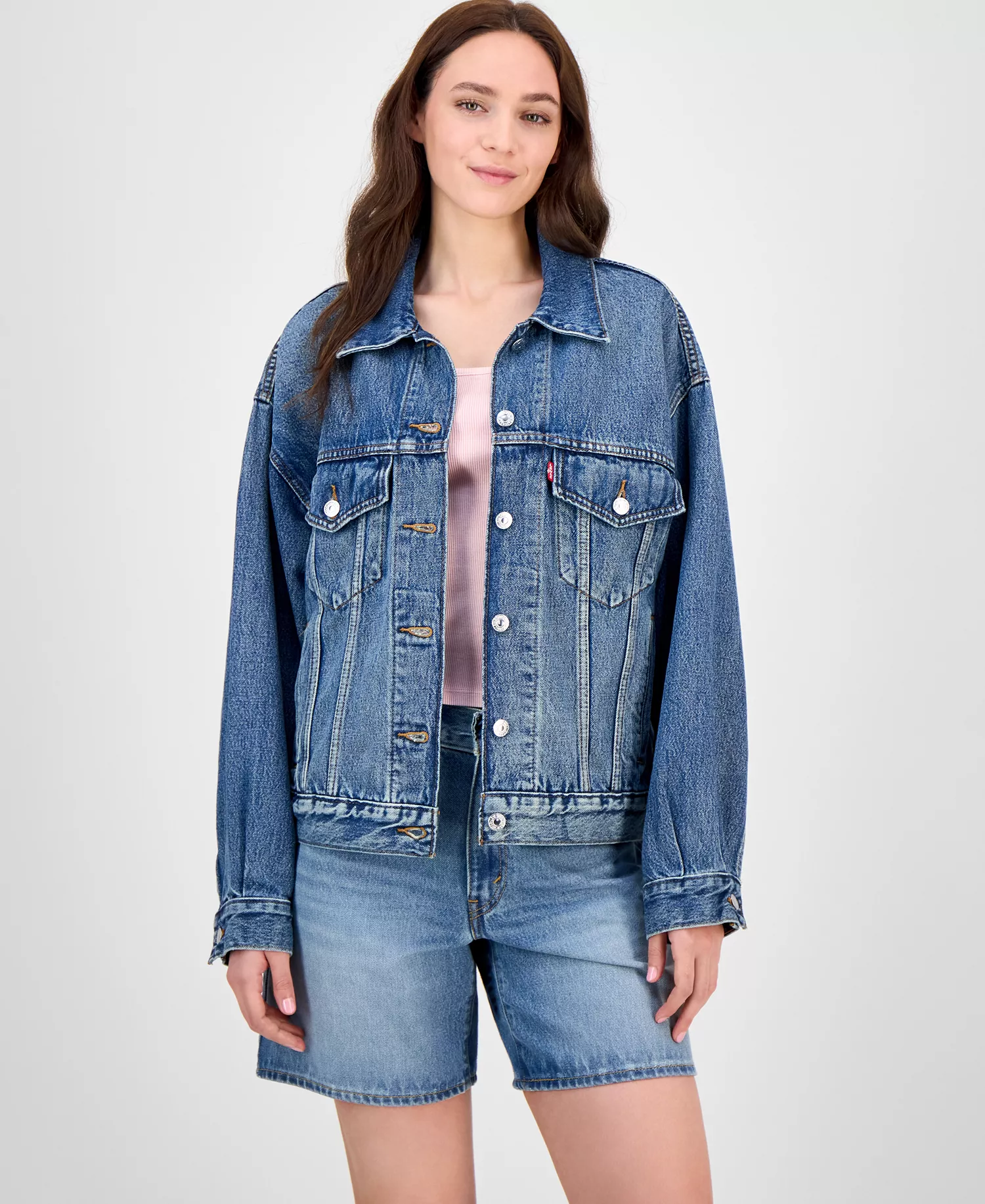 mni-2b127094f512a1b6fc977cb4af7618f2 Women's 90s Cotton Trucker Jacket