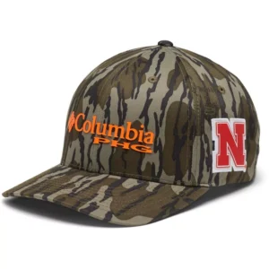 Men's Mossy Oak Camo Nebraska Huskers Bottomland Flex Hat