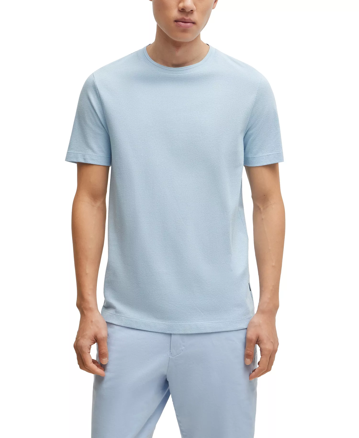 mni-2d217aaf6dfd3571a9aa88b5678a1778 Men's Bubble-Jacquard Structure T-shirt