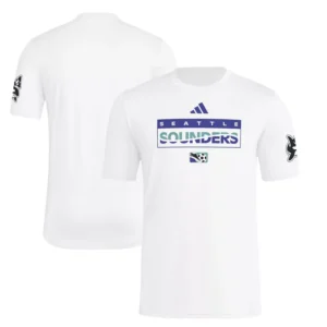 Men's White Seattle Sounders FC 2025 Archive Collection Jersey Hook T-Shirt