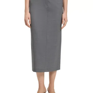 Women's Mélange Virgin Wool Pencil Skirts