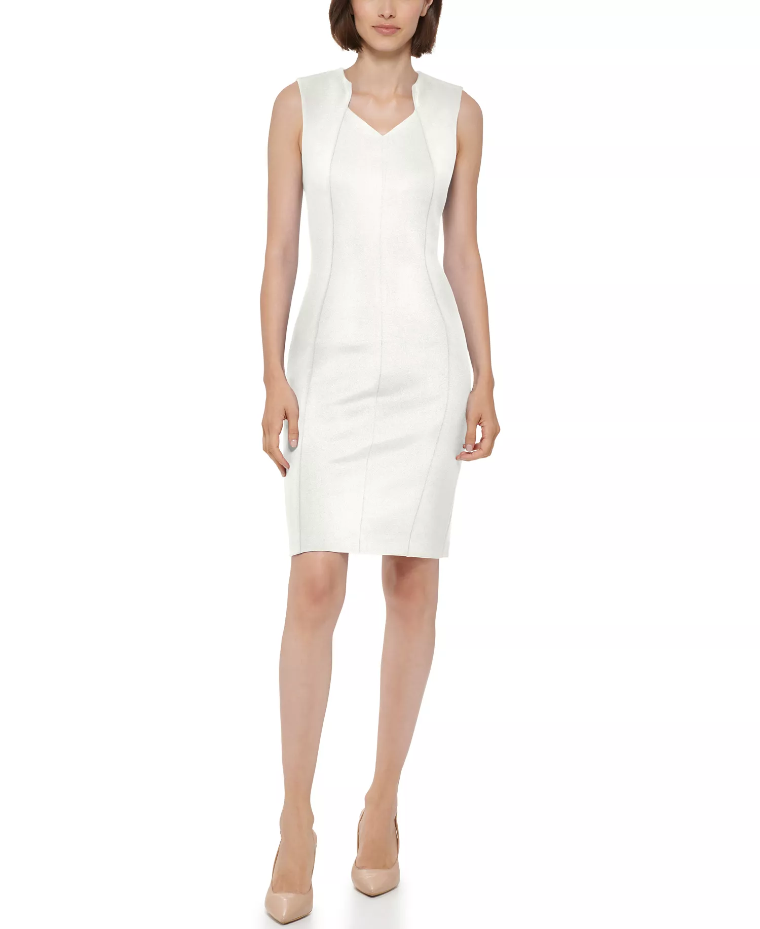 mni-2ec524d123d02a5925bfd8e6dc2c0b12 Women's V-Neck Short Dress