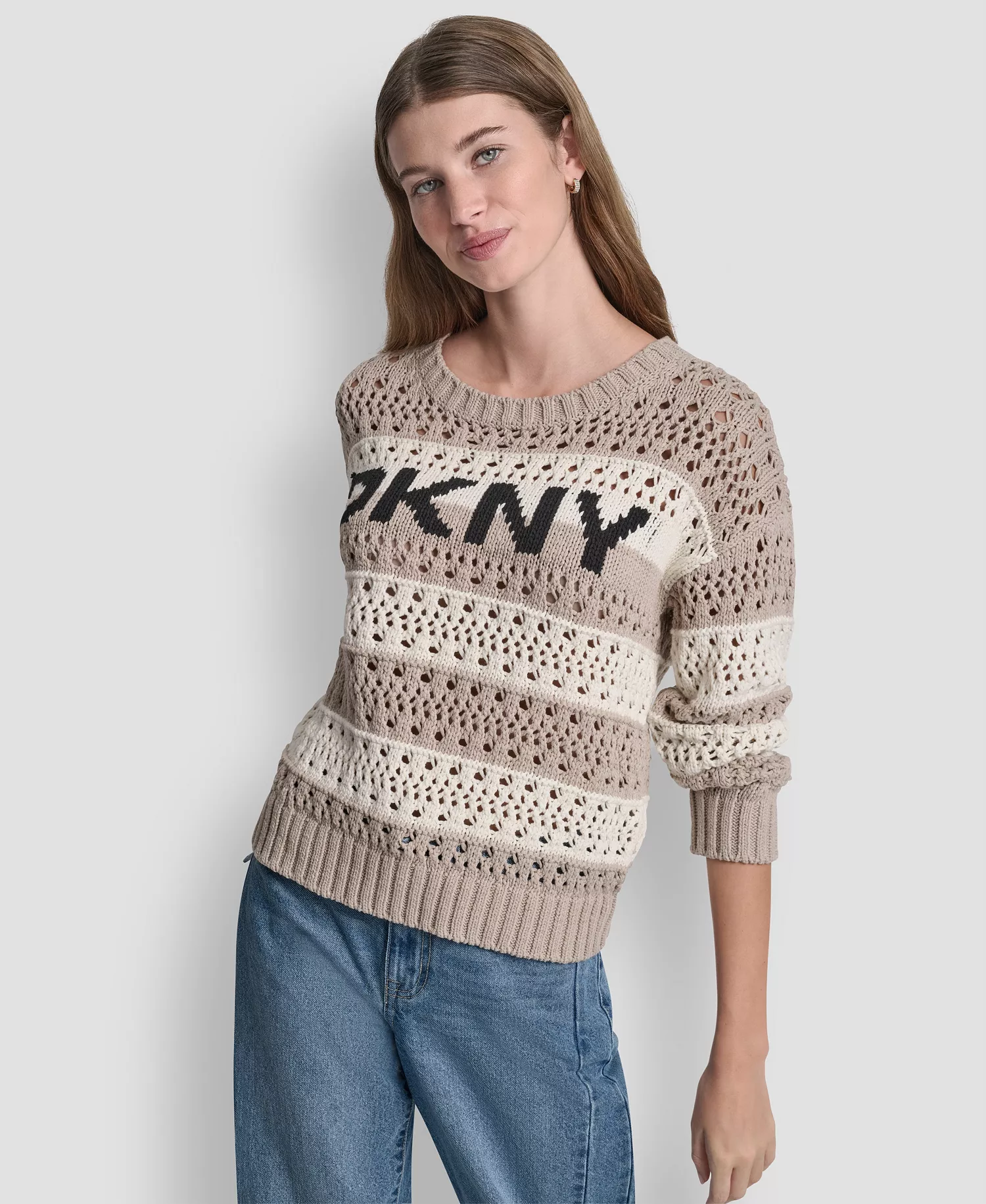 mni-307ec4609176b2b260c30c63aeb03f7c Petite Long-Sleeve Stripe Sweater