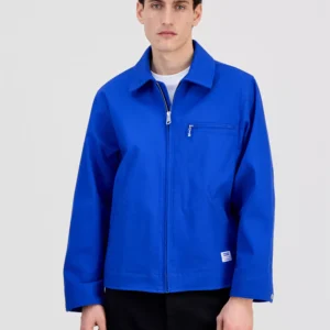 Men's Cotton-Blend Zip Jacket