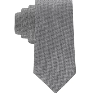 Men's Hazel Herringbone Solid Tie