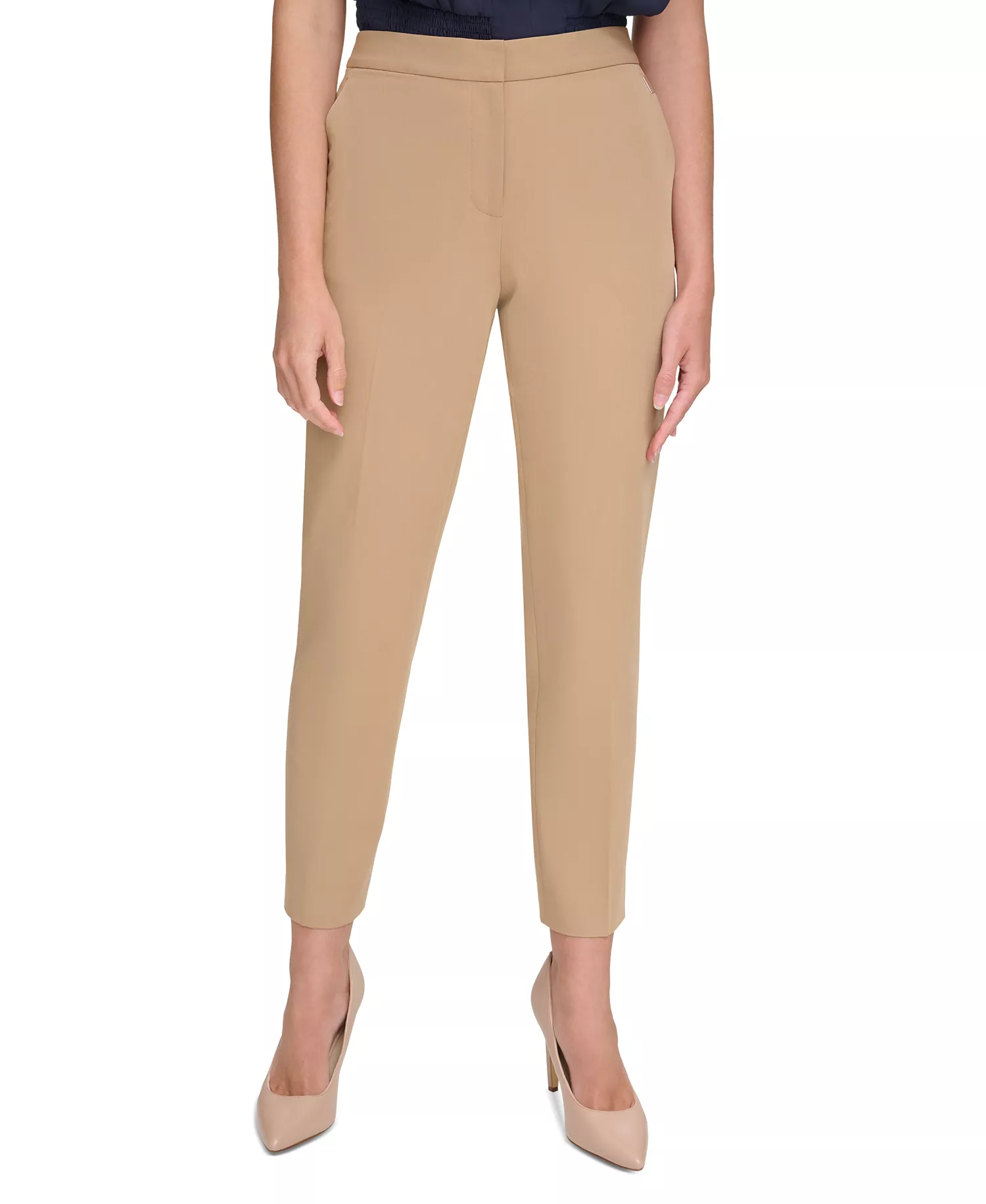 mni-31826bbe877179a6f1779cca2301c702 Women's One-Button Blazer and Sloane Slim-Leg Ankle Pants — изображение 4